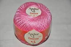 50g Freccia Häkelgarn Stärke 12 - Farbe: 75 - pink von Anchor