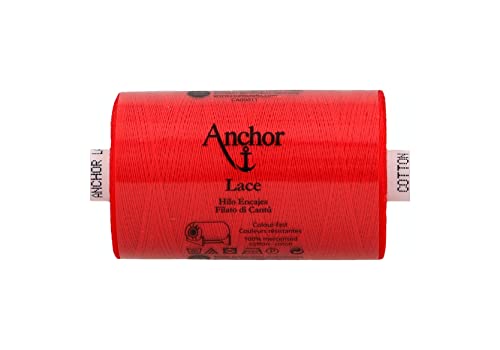Anchor T198050-00046 Klöppelgarn, 100% Baumwolle, 46, Stärke, 900m, 50 gramm von Anchor
