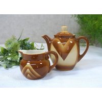 2Er Set Bunzlauer Keramik - Kanne Und Krug 40Er Jahre 2Er Set Bunzlauer Keramik - Kanne Und Krug 40Er Jahre von AnciennesValeurs