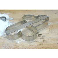 Alte, Doppelte Ausstechform, Keksform, Kuchenform "Herz' - Landhaus Küche, Bäckerei Weihnachten von AnciennesValeurs