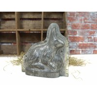Alte Metall Schokoladenform, Backform, Kuchenform "Hase' - Osterdeko, Küchendeko Alte Metall Schokoladenform, Backform, Kuchenform "Hase' - Osterdeko, Küchendeko von AnciennesValeurs