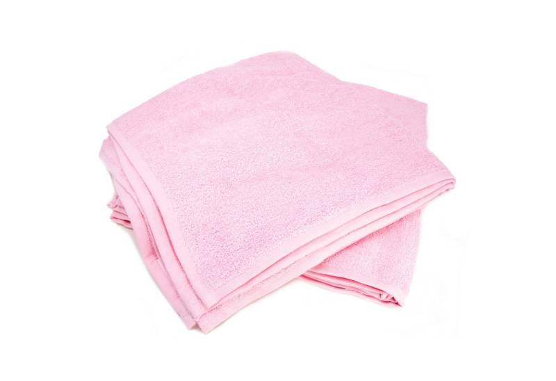 Ancient Wisdom Handtuch Set 2er-Set Handtücher in Pink, ca. 70 x 140 cm, weich, saugstark, zeitlos von Ancient Wisdom