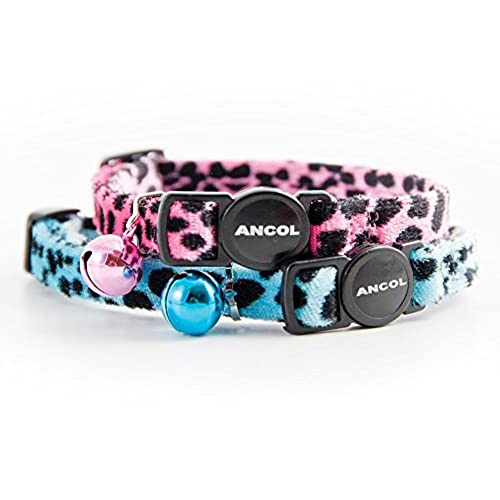 Ancol Acticat Katzenhalsband, Samt, Leopardenmuster von Ancol