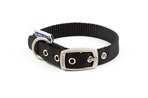 Ancol Heritage Hundehalsband, Nylon, klein, schwarz von Ancol