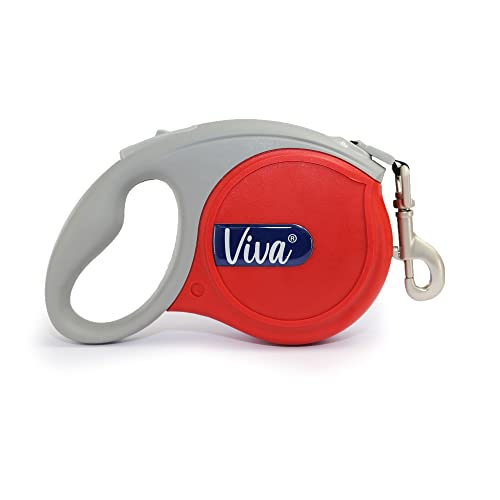 Ancol Viva Klebeband, einziehbar, 5 m, Rot von Ancol