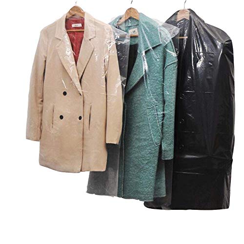 20 Pcs Kleidung Staubschutz Garderobe Hängen Kleidung Schutz Transparent Staub Kleidersack von ANCOUS