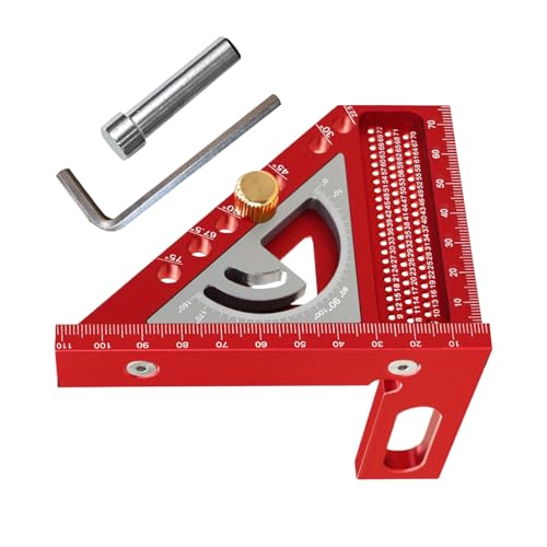 Ancsttu 3D Winkelmesslineal - Holzwerkmessgerät Für Winkel,Hochpräzise Aluminiumlegierung Für Bau Renovierung Möbelbau Metallverarbeitung Ancsttu 3D Winkelmesslineal - Holzwerkmessgerät Für Winkel,Hochpräzise Aluminiumlegierung Für Bau Renovierung Möbelbau Metallverarbeitung von Ancsttu