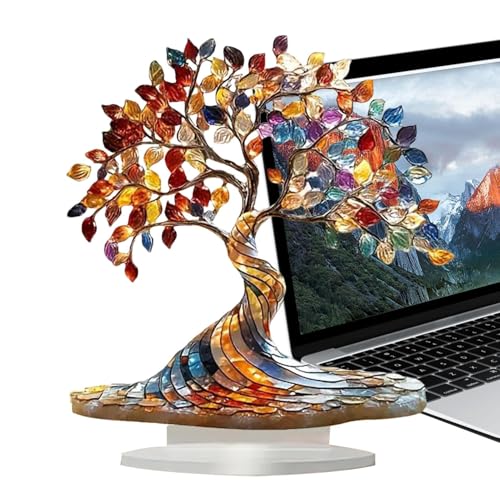 Ancsttu Acrylfigur - Flache Acryl-Tierfiguren als Tischdekoration - Deko Figuren mit Sockel für Kaminsims Fensterbank Wohnzimmer Küche Eingangsbereich Gartenregal von Ancsttu