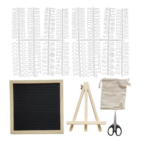 Ancsttu Ankündigungstafel - Buchstabenbrett Mit Ständer - 25x25cm Filz Anzeigetafel Mit Holzrahmen Für Weihnachten Geburtstag Hochzeit Veranstaltungen Ancsttu Ankündigungstafel - Buchstabenbrett Mit Ständer - 25x25cm Filz Anzeigetafel Mit Holzrahmen Für Weihnachten Geburtstag Hochzeit Veranstaltungen von Ancsttu