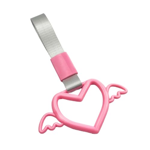 Ancsttu Auto Griffband Herzförmiges Drift Charme - Ringe Herzförmige Türgriffbänder Drift Charme,Fahrzeug Innendekoration Außendekoration für Auto SUV Zug Bus Limousine von Ancsttu