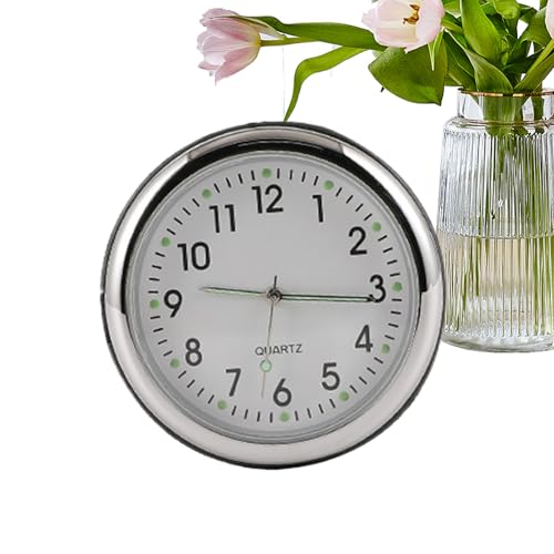 Ancsttu Auto Uhr - Analoger Temperatur- und Feuchtigkeitsmesser | Belüftungsuhr Für Outdoor Camping, Wohnmobile, Boote, Auto & Zuhause von Ancsttu