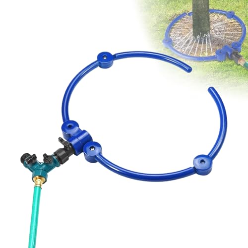 Ancsttu Bewässerungsring - Tropfbewässerungssystem,Verstellbarer 360 Grad Sprinkler Für Gartenbeete Pflanzen Terrasse Sträucher Außenbereich Ancsttu Bewässerungsring - Tropfbewässerungssystem,Verstellbarer 360 Grad Sprinkler Für Gartenbeete Pflanzen Terrasse Sträucher Außenbereich von Ancsttu