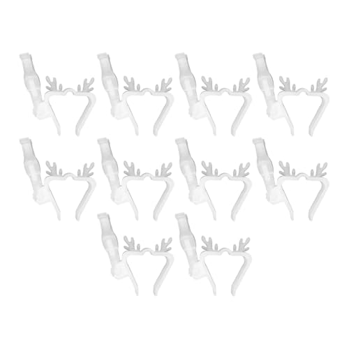 Ancsttu Christmas Light Clips | 10-teilige Rentierform Lichterketten-Haken Für Dachrinne - Wetterbeständige Silikon Aufhängung Für Dachvorsprung Terrasse Aussendekoration Ancsttu Christmas Light Clips | 10-teilige Rentierform Lichterketten-Haken Für Dachrinne - Wetterbeständige Silikon Aufhängung Für Dachvorsprung Terrasse Aussendekoration von Ancsttu