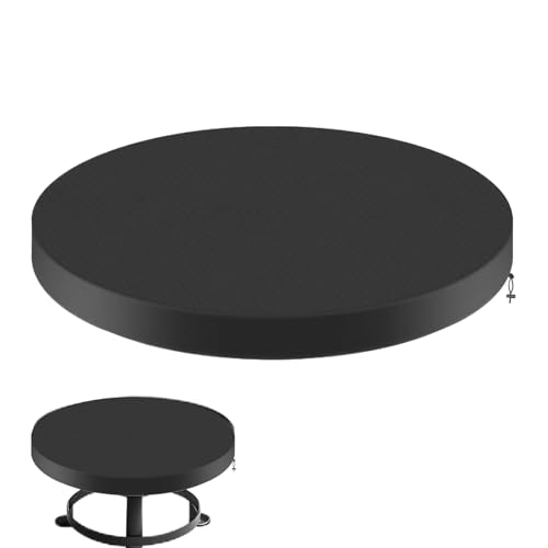 Ancsttu Feuerstelle Abdeckung - Schwerlast Abdeckplane Für Terrasse Und Außenbereich - Grilzubehör mit Kordelzug für Garten Feuerstellen Kochen Terrasse Camping Picknick Hofbereich von Ancsttu