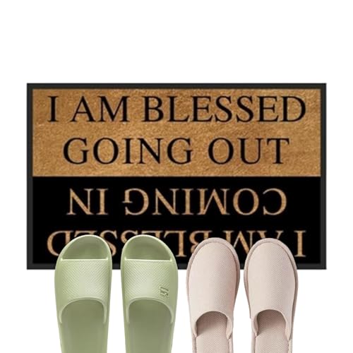 Ancsttu Front Door Matte | Innenmatten Für Eingangsbereich - Hochwertige Fußmatte Für Eingangsbereich Terrasse Wohnung Küche Garten - Wetterfeste Bodenmatte Indoor & Outdoor Ancsttu Front Door Matte | Innenmatten Für Eingangsbereich - Hochwertige Fußmatte Für Eingangsbereich Terrasse Wohnung Küche Garten - Wetterfeste Bodenmatte Indoor & Outdoor von Ancsttu