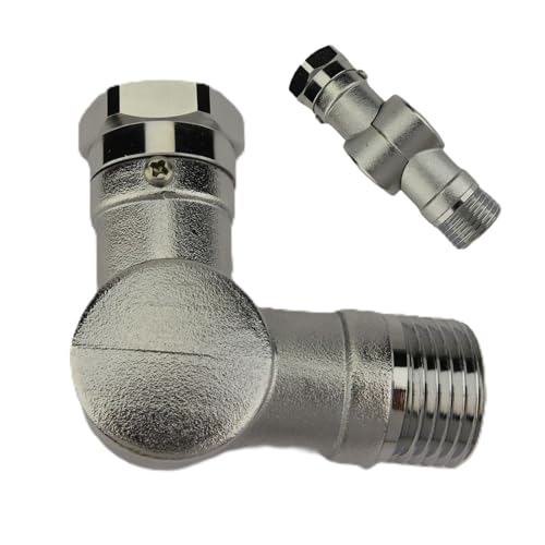 Ancsttu Gartenschlauch Schwenkverbinder | 180 Und 360 Grad Metall Schwenkverbinder | Verstellbarer Wasserhahn Adapter Für Gartenbewässerung Einfahrt Reinigen Pool Außenbereich von Ancsttu