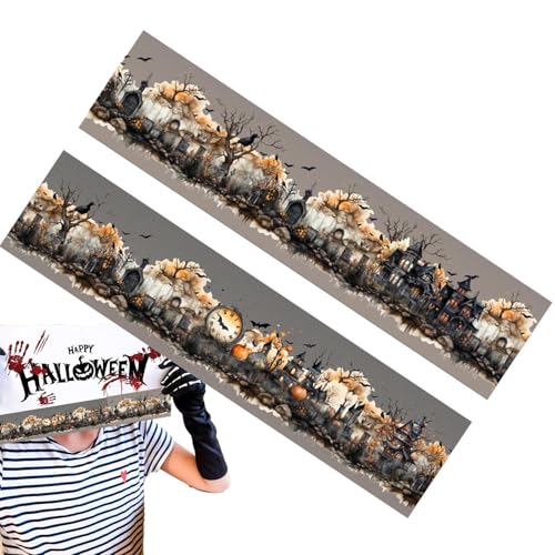Ancsttu Halloween Scrapbook Klebeband - Bastelklebeband Set für Festlichkeiten | Gothic Festliche Rollen Aufkleber zum Verpacken Feiertage Bastelprojekte Kreativ Tagebuch von Ancsttu