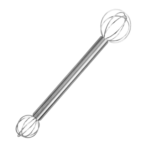 Ancsttu Hand Schneebesen,Edelstahl Doppelkopf Paste Rührer - Ergonomisches Rührwerkzeug Für Küche Zum Mixen Von Soßen Suppen Salaten Cocktail Ancsttu Hand Schneebesen,Edelstahl Doppelkopf Paste Rührer - Ergonomisches Rührwerkzeug Für Küche Zum Mixen Von Soßen Suppen Salaten Cocktail von Ancsttu
