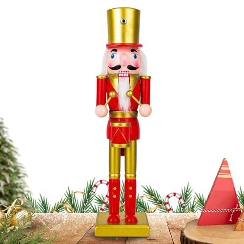 Ancsttu Holz Weihnachtsnussknacker Soldat - Holz Nussknacker Soldaten Figur,Festliches Deko Sammlerstück Für Kamin Sideboard Tisch Fensterbank Küche Party Ancsttu Holz Weihnachtsnussknacker Soldat - Holz Nussknacker Soldaten Figur,Festliches Deko Sammlerstück Für Kamin Sideboard Tisch Fensterbank Küche Party von Ancsttu
