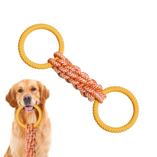 Ancsttu Hundekauspielzeug Seil,Zerrspielzeug Für Hunde - Welpen Kauspielzeug Für Spielzeit Training | Drinnen Und Draußen Wohnung Garten Terrasse Wohnzimmer Schlafzimmer von Ancsttu