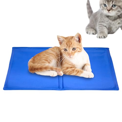 Ancsttu Hundekühlbett - Kühlmatte Mit Gel Für Hunde & Katzen | Tragbares Eisgel-Kissen Für Katzen Und Hunde Zum Schlafen Im Sommer Für Zuhause Crate Sofa Camping Autositz von Ancsttu