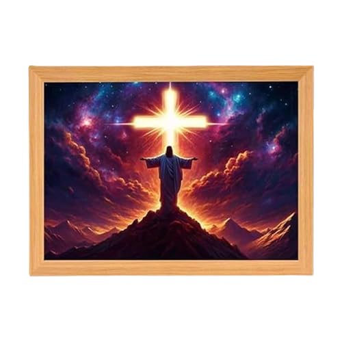 Ancsttu Jesus Lampe - 3D LED Christus Bild Licht,Religiöses Dekoratives Gemälde Mit LED Beleuchtung Für Wanddekoration Schlafzimmer Wohnzimmer Zuhause Festtagsgeschenk Ancsttu Jesus Lampe - 3D LED Christus Bild Licht,Religiöses Dekoratives Gemälde Mit LED Beleuchtung Für Wanddekoration Schlafzimmer Wohnzimmer Zuhause Festtagsgeschenk von Ancsttu