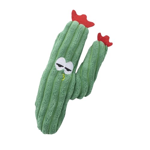 Ancsttu Katzenminze Spielzeug | Interaktives Katzenminze Spielzeug,Interaktives Plüsch Kaktusförmiges Kompaktes Kuscheltier für Bewegung und Beruhigung zu Hause mit Möbelschutz für die Wohnung von Ancsttu
