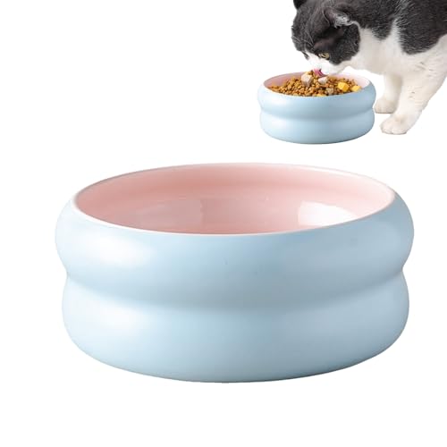 Ancsttu Kleine Hundenäpfe - Keramik Wassernapf Für Katzen,Mikrowellengeeignete Futterschale Für Kätzchen & Hunde, Futter- Und Wassernapf Für Innen- Und Außenbereich Sowie Reisen von Ancsttu