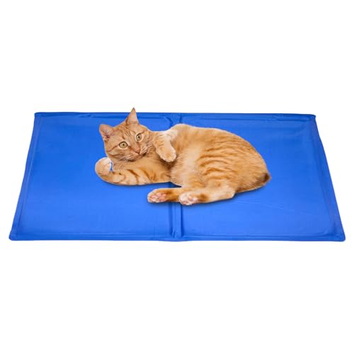 Ancsttu Kühlmatte Für Hunde | Kühlmatte Mit Gel Für Hunde & Katzen | Tragbares Eisgel-Kissen Für Katzen Und Zum Schlafen Im Sommer Für Zuhause Crate Sofa Camping Autositz Ancsttu Kühlmatte Für Hunde | Kühlmatte Mit Gel Für Hunde & Katzen | Tragbares Eisgel-Kissen Für Katzen Und Zum Schlafen Im Sommer Für Zuhause Crate Sofa Camping Autositz von Ancsttu