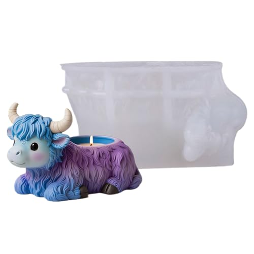 Ancsttu Kuh Form,Highland Cow Tischdekoration Gussform - 3D Liegendes Niedliches Zierde Modell Für Weihnachten Kindergarten Garten Halloween Hof Farmhaus Schule Ancsttu Kuh Form,Highland Cow Tischdekoration Gussform - 3D Liegendes Niedliches Zierde Modell Für Weihnachten Kindergarten Garten Halloween Hof Farmhaus Schule von Ancsttu