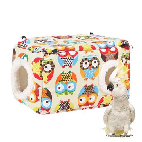 Ancsttu Papageien-Nesthaus, warmes Kuschelhütte, Vogelbett, Papageienversteck Bett, Schlafbett für Papageien, Sittiche, Nymphensittiche Ancsttu Papageien-Nesthaus, warmes Kuschelhütte, Vogelbett, Papageienversteck Bett, Schlafbett für Papageien, Sittiche, Nymphensittiche von Ancsttu