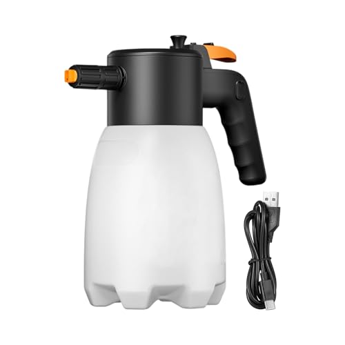 Ancsttu Schaumpumpensprühgerät - Schnurloses Schaumspray, 1,8 l wiederaufladbares tragbares Reinigungsgerät für Garten Haustier Bademotorrad Fenster Home Terrasse von Ancsttu
