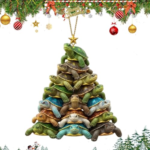 Ancsttu Schildkröten Weihnachtsornament | Aufhängbarer Christbaumschmuck | Dekorative 2D Acryl Meeresschildkröte Form Für Wand Fenster Mantel Girlande Home Decorators Veranstaltungsplaner Ancsttu Schildkröten Weihnachtsornament | Aufhängbarer Christbaumschmuck | Dekorative 2D Acryl Meeresschildkröte Form Für Wand Fenster Mantel Girlande Home Decorators Veranstaltungsplaner von Ancsttu