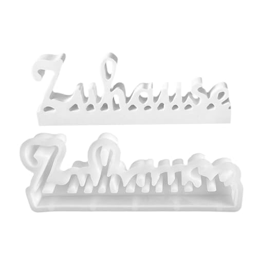 Ancsttu Silikonformen Gießformen, Deutschem Alphabet Silikonform Buchstaben Silikonform Dekoration Für Tischschilder, Wohnkulturverzierung, Handwerk von Ancsttu