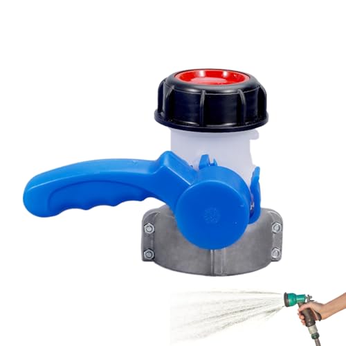 Ancsttu Tote Adapter Ventil | 6,1 cm Gewinde Fassanschluss - Ersatzanschluss Auslass Kontrolle Leckdicht Für Heimwerker Profis Garage Garten Industrie von Ancsttu