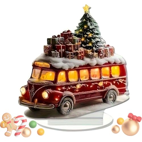Ancsttu Weihnachtliche Schreibtischdekoration,2D Acryl Weihnachts Partyzubehör - Festliches Partyzubehör Tischdekoration Für Fensterbank Kaminsims Schlafzimmer Schrank Fest Ancsttu Weihnachtliche Schreibtischdekoration,2D Acryl Weihnachts Partyzubehör - Festliches Partyzubehör Tischdekoration Für Fensterbank Kaminsims Schlafzimmer Schrank Fest von Ancsttu