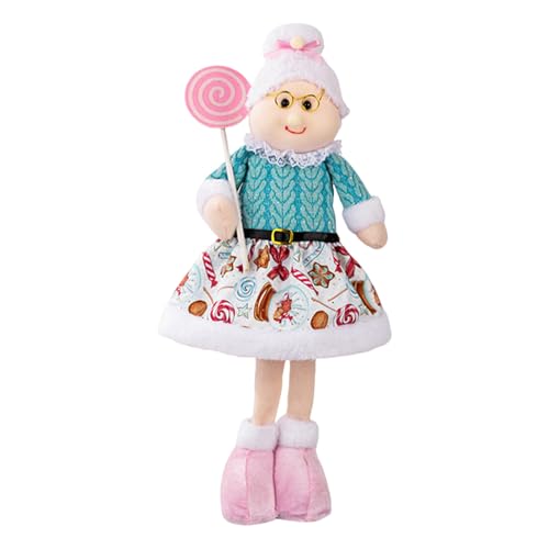 Ancsttu Weihnachtsdeko Gartenzwerg,Sammelfigur Rosa Weihnachtsdekoration - Deko Statue Für Tisch Schreibtisch Party Kamin Schlafzimmer Hotel von Ancsttu