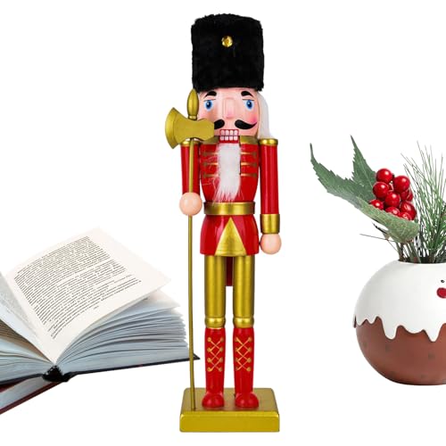 Ancsttu Weihnachtsschmuck Nussknacker Figuren | Holz Nussknacker Soldaten Figur | Festliches Deko Sammlerstück Für Kamin Sideboard Tisch Fensterbank Küche Party Ancsttu Weihnachtsschmuck Nussknacker Figuren | Holz Nussknacker Soldaten Figur | Festliches Deko Sammlerstück Für Kamin Sideboard Tisch Fensterbank Küche Party von Ancsttu