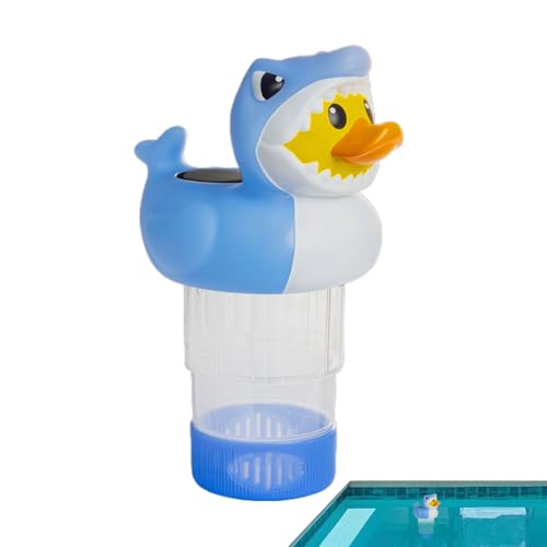 Dosierschwimmer Pool, Ente-Hai Design Schwimmend Chlor Spender Niedlich Solar Pool Chlor Schwimmer Für Außenpool Und Spa Filter Dosierschwimmer Pool, Ente-Hai Design Schwimmend Chlor Spender Niedlich Solar Pool Chlor Schwimmer Für Außenpool Und Spa Filter von Ancsttu