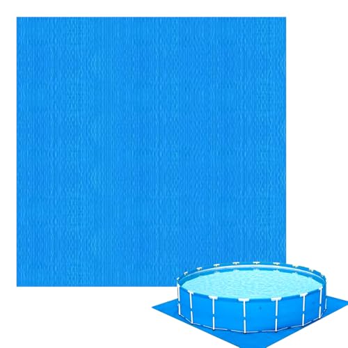 Pool Bodenplane, Quadrat Poolunterlage, 274cm 335cm 396cm 488cm Outdoor Pool Bodenschutzmatte Für Terrasse, Gehweg Sowie Poolbereich von Ancsttu