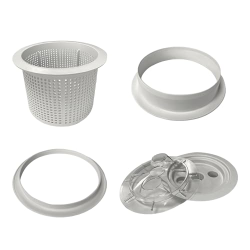 Pool Skimmer Zubehör, Pool Skimmer Set, Poolfilter Skimmerkorb Schwimmbad Reinigungsset Filterabdeckung Innen Außen Zubehör Für Schwimmbecken Gartenpool Pool Skimmer Zubehör, Pool Skimmer Set, Poolfilter Skimmerkorb Schwimmbad Reinigungsset Filterabdeckung Innen Außen Zubehör Für Schwimmbecken Gartenpool von Ancsttu