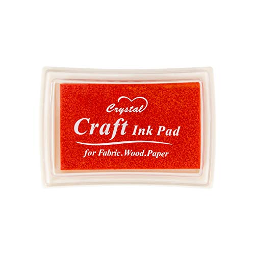 Ancwzoz Stempelkissen f¨¹r Kinder Waschbar f¨¹r Gummistempel Papier Scrapbooking, Rot von Ancwzoz