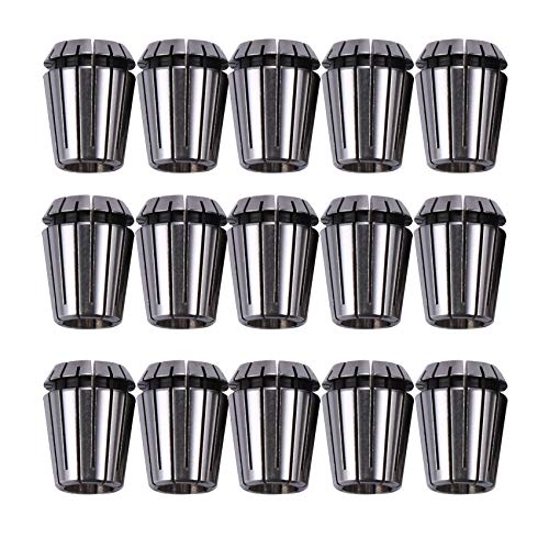 Ancyen 15 StüCke ER25 Spannzange Werkzeug PräZision Spannzange Set Von 2Mm Bis 16Mm CNC Spannzange für FräSen Drehwerkzeuge und Spindelmotoren Ancyen 15 StüCke ER25 Spannzange Werkzeug PräZision Spannzange Set Von 2Mm Bis 16Mm CNC Spannzange für FräSen Drehwerkzeuge und Spindelmotoren von Ancyen