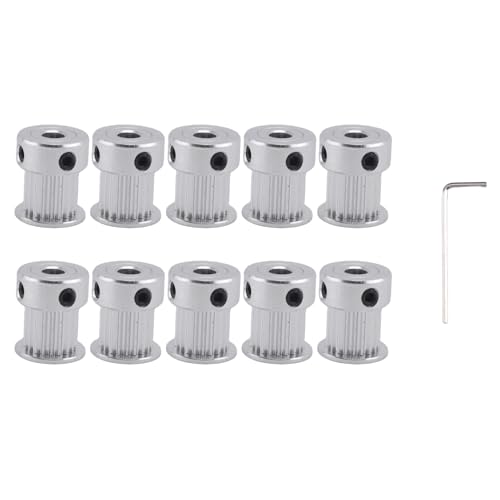 Ancyen 20 Zähne 2GT Timing Synchronscheibe Bohrung 5mm für Breite 10mm 2M Riemen kleines Spiel 20T 20Teeth 10Pcs von Ancyen