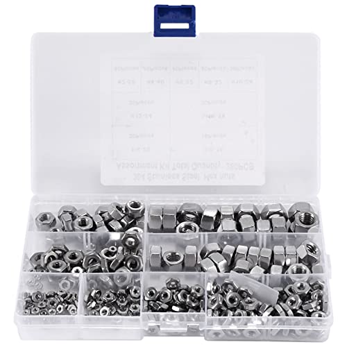 Ancyen Edelstahl Muttern 2-56 Bis 3/8 16 UNC Sechskant Muttern Sortiments Kit für Schrauben Schrauben- 280 StüCke Ancyen Edelstahl Muttern 2-56 Bis 3/8 16 UNC Sechskant Muttern Sortiments Kit für Schrauben Schrauben- 280 StüCke von Ancyen
