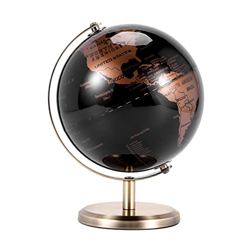 Ancyen Welt Globus Stern Bild Karten Globus für Haus Tisch Schreibtisch Ornamente Geschenk BüRo Haus Dekoration ZubehöR (Gold) von Ancyen