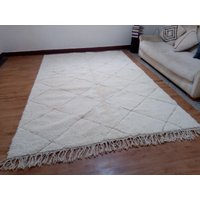 Handgewebter Beni Ouarain Teppich - Berber 309x204cm | 10x6.6 Ft Approx Handgewebter Beni Ouarain Teppich - Berber 309x204cm | 10x6.6 Ft Approx von AndaluciaCrafts