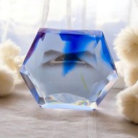 Bleu Topas/Cosmic Ice Hexagonal Merkaba Der Göttlichkeit Mit Verbindung Zu Ee Metatron Hochenergetisch 5 Transformation Aufstiegsprozess von AndaraCrystalShop