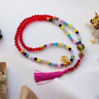 Celestial Heart Andara Mit Verbindung Zu Ee Uriel Mala-Gebetskette Heilenergie Hochenergetisch Transformation Hochschwingend Handgefertigt von AndaraCrystalShop