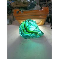 2, 3Kg | 784 Der Echte Regenbogen "Aquamarin Grün Gelb" Perfekte Form Von Andara Crystal Monatomic Natur Rau Raues Seltenes Limitiertes Objekt von Andaraspirit